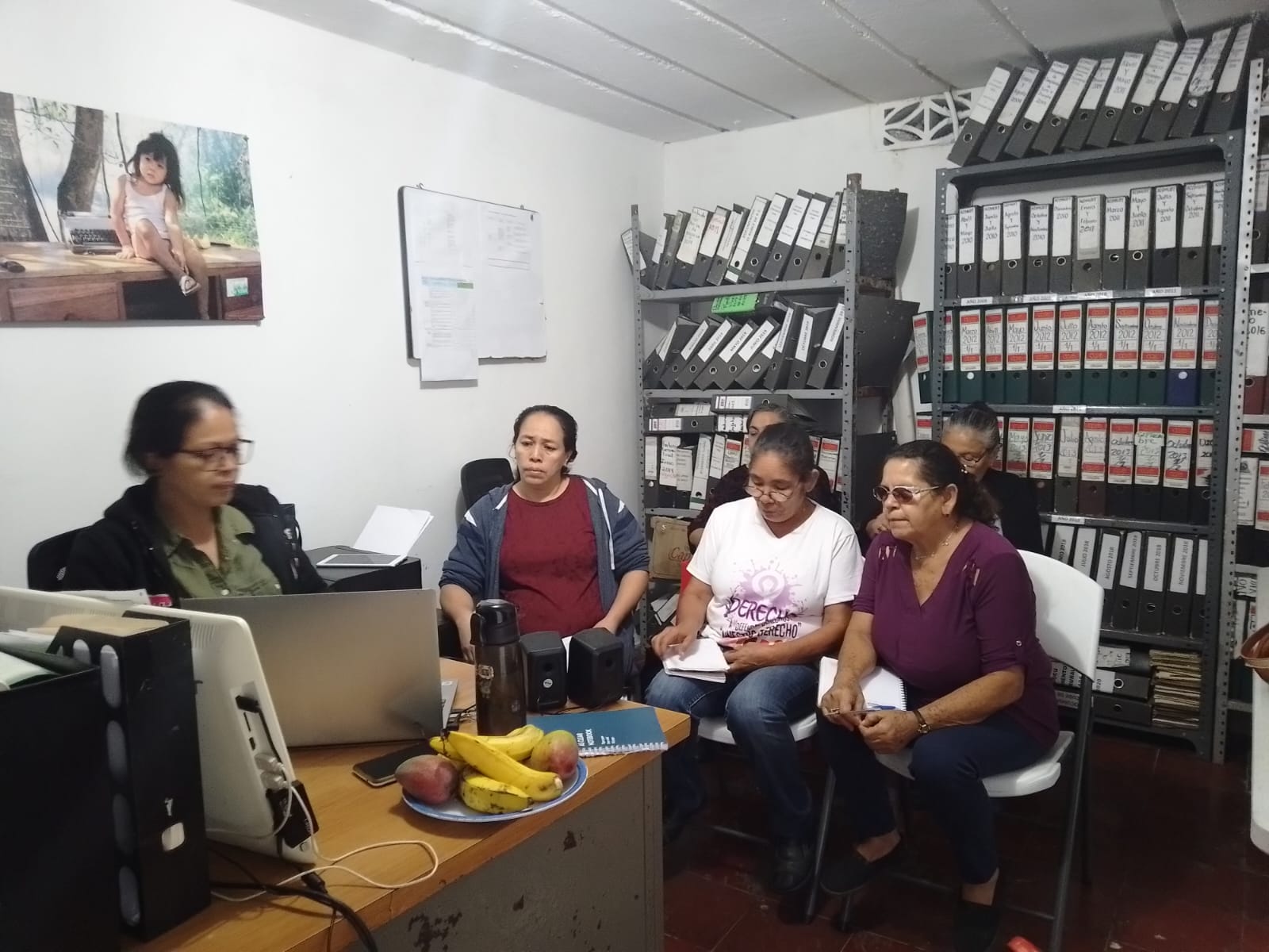 Reunión con la representante de la IAF/FIA y la Enlace Local para El Salvador 